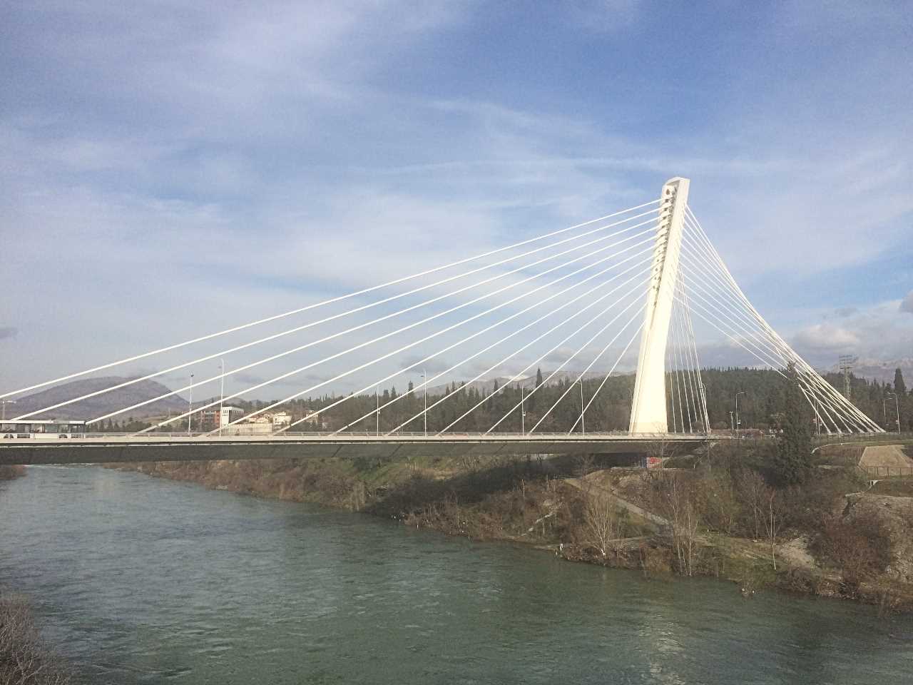Milenium Bridge Podgorica Montenegro