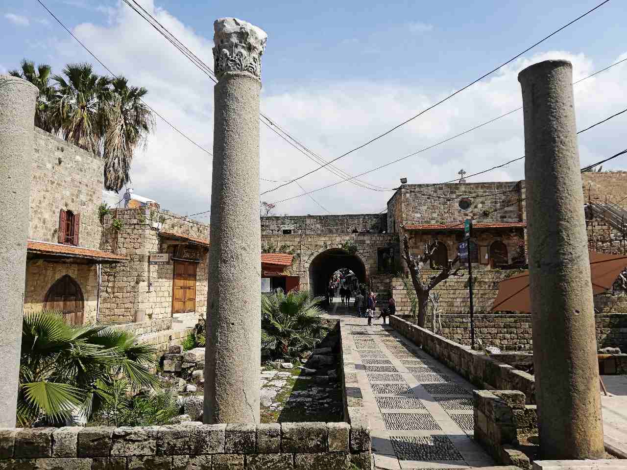 Byblos, Citadel entrance Lebanon