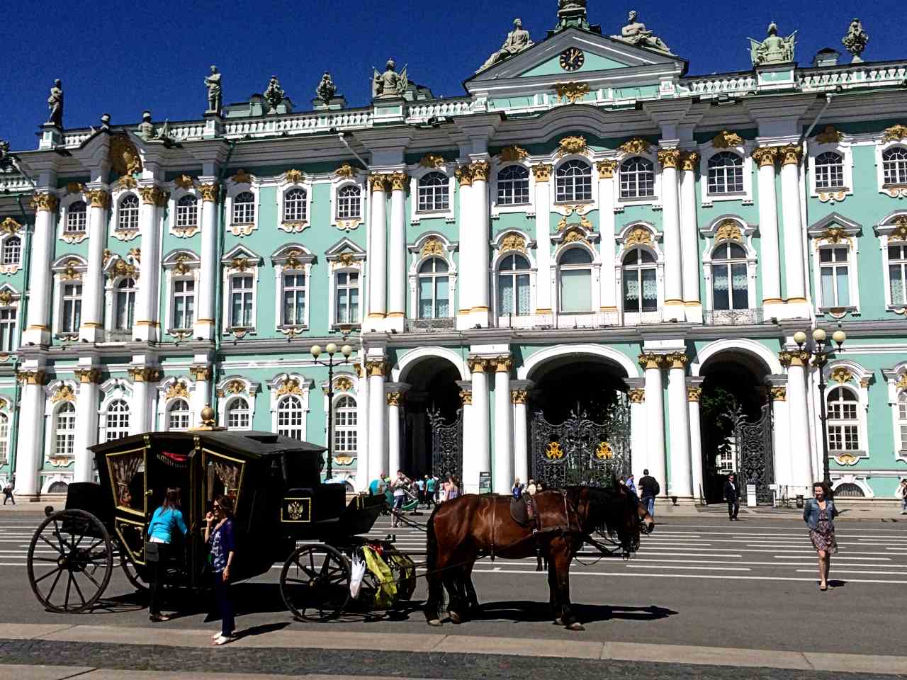 Winter Palace exterior St Petersburg Russia