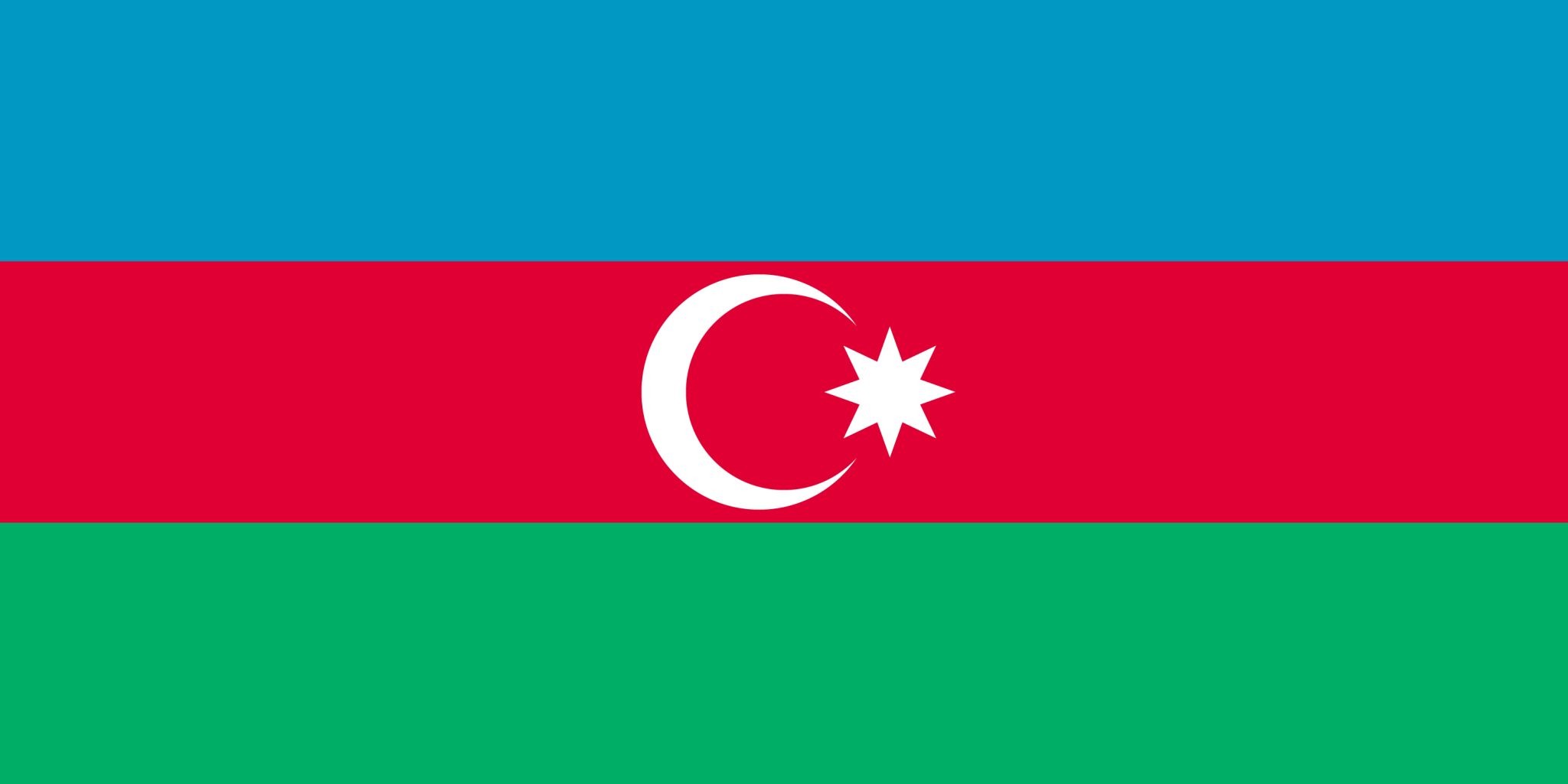 Azerbaijan Flag